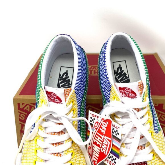 💖MEGA SALE💖VANS Womens Size Sk8-Mid Pride Lacing Multicolor Canvas VN0A3WM33WJ - Picture 7 of 12